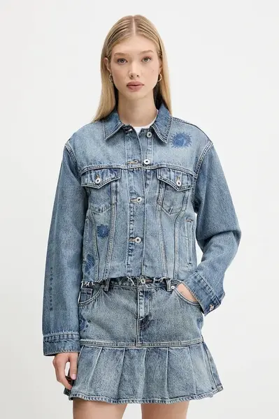 Džínová bunda Hugo Blue Anouk_Cropped_B