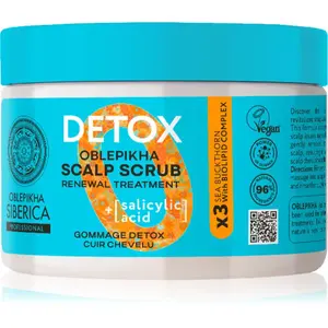 Natura Siberica Oblepikha Siberica Detox peeling s detoxikačním účinkem pro všechny typy vlasů 300 ml