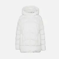 White Women's Quilted Jacket Geox Anylla - Women's