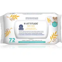 Attitude Baby-Bébé vlhčené obrúsky pre deti pre veľmi suchú citlivú a atopickú pokožku 72 ks