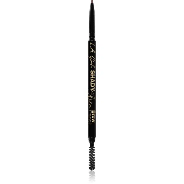 L.A. Girl Cosmetics Shady Slim automatická ceruzka na obočie s kefkou odtieň Auburn 0.08 g