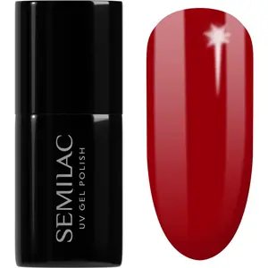 Semilac UV Hybrid Winter Collection gélový lak na nechty s použitím UV/LED lampy odtieň 608 Soft Red 7 ml