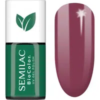 Semilac UV Hybrid BioColor gélový lak na nechty s použitím UV/LED lampy odtieň 718 Natural Cyclamen 7 ml