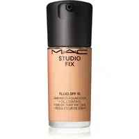 MAC Cosmetics Studio Fix Fluid SPF 15 24HR Matte Foundation + Oil Control zmatňujúci make-up SPF 15 odtieň N6.5 30 ml