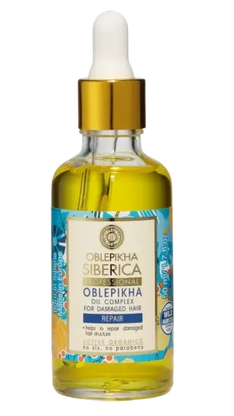 NATURA SIBERICA Rakytníkový olejový komplex pre poškodené vlasy 50 ml