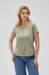 Marisse Women's T-Shirt L-Ts-4643 Olive