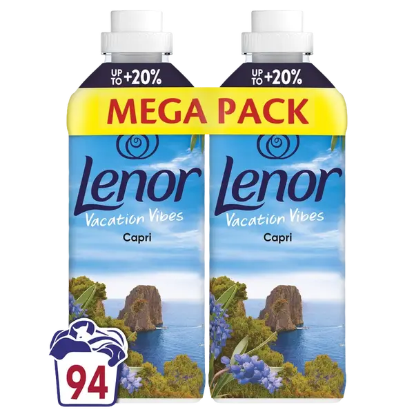 LENOR Aviváž, Capri, 94 praní, 2 x 987 ml