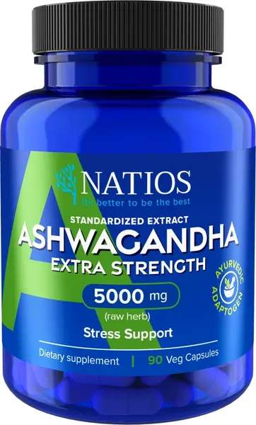 NATIOS Standardized Extract Ashwagandha Extra Strenght 5000 mg 90 kapsúl