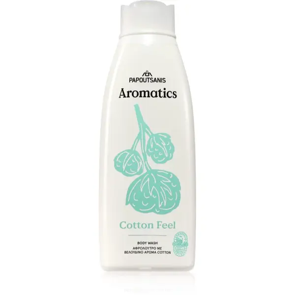 PAPOUTSANIS Aromatics Cotton Feel jemný sprchový gel 650 ml