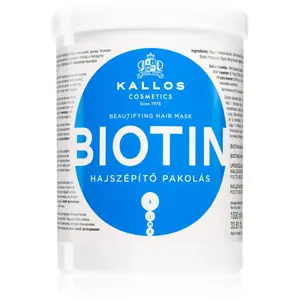 Kallos KJMN Professional Biotin maska pre tenké, slabé a lámavé vlasy 1000 ml