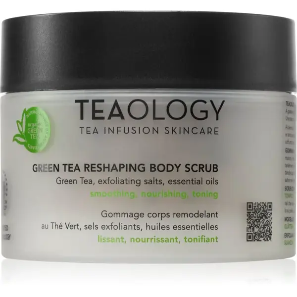 Teaology Green Tea Reshaping Body Scrub vyhladzujúci telový peeling 380 g