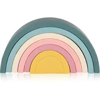 Petite&Mars Rainbow 12m+ aktivity hračka Misty Green 1 ks