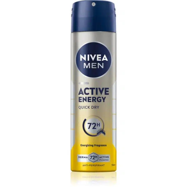 NIVEA MEN Active Energy antiperspirant v spreji pre mužov 150 ml