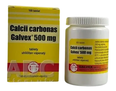 GALVEX Calcii carbonas 100 tabliet