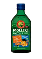 MÖLLERS Omega 3 rybí olej ovocná príchuť 250 ml