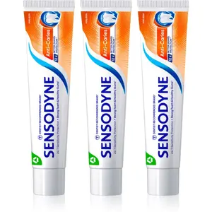 Sensodyne Anti Caries Anti Carries zubná pasta proti zubnému kazu 3x75 ml