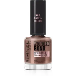 Rimmel Wonder'Bond lak na nechty odtieň 007 Cappuccino 12 ml