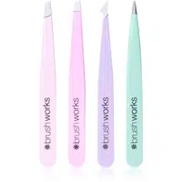 Brushworks Tweezer Set Pastel sada pinziet