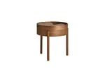 Odkladací stolík "Arc", 2 varianty - Woud Varianta: orech