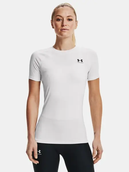 Biele športové tričko Under Armour UA HG Authentics Comp SS