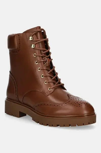 Kožené členkové topánky Lauren Ralph Lauren Alysn Lup Pr