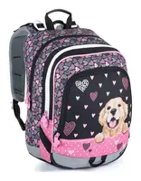 Školský batoh Bagmaster Alfa 21 A Black/pink