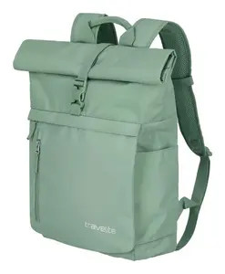 Roll-top batoh Travelite Basics Roll-up Backpack Light green