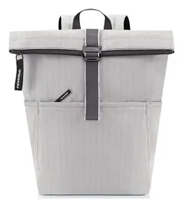 Roll-up batoh Reisenthel Rolltop Backpack Herringbone Grey