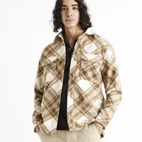 Ľahké bundy pre mužov Celio - hnedá, krémová, béžová