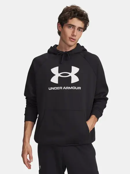 Mikiny s kapucou pre mužov Under Armour - čierna