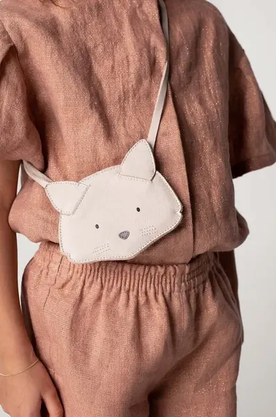 Dětská kožená kabelka Donsje Britta Classic Purse Cat