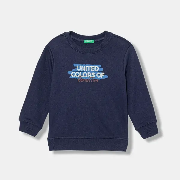 Detská bavlnená mikina United Colors of Benetton