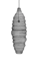 Závěsná lampa House Doctor HDMesh 100 x 30 cm šedá barva