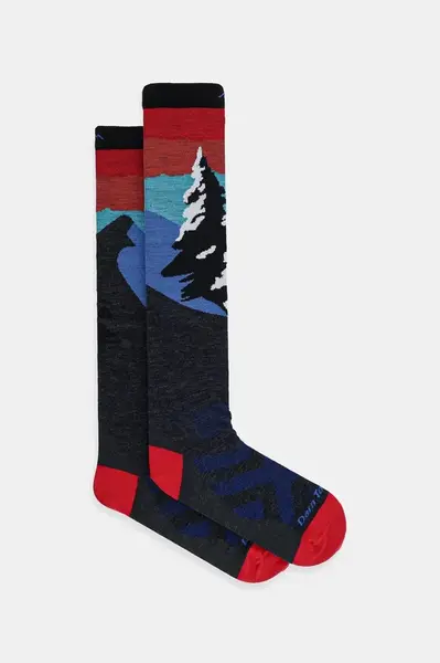 Ponožky Darn Tough tmavomodrá barva, 8014