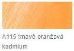 Akvarelová pastelka AD – 115 Dark cadmium orange