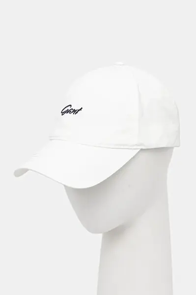 Kšiltovka Gant bílá barva, 9900281