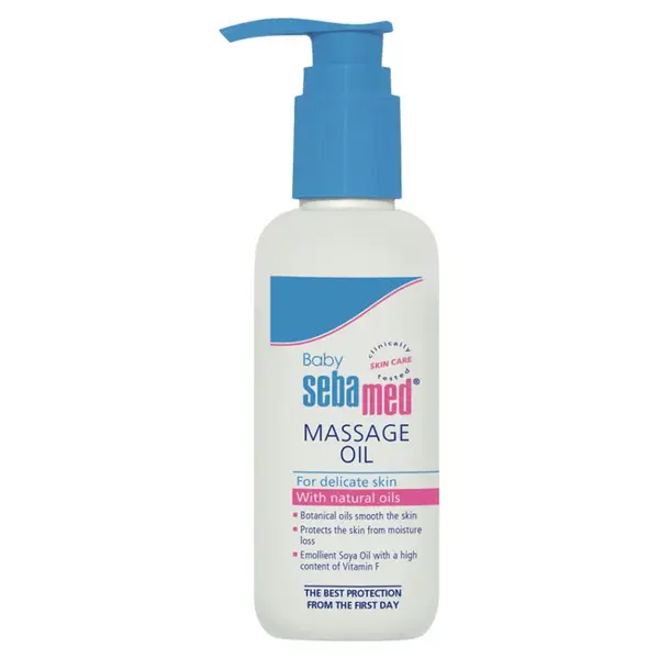 SEBAMED Dětský masážní olej 150 ml, poškozený obal