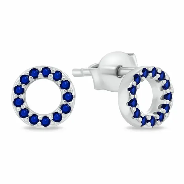 Brilio Silver Nadčasové stříbrné náušnice kruhy EA102WB