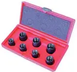 GEDORE / KLANN Hlavice na poškozené a bezpečnostní šrouby kol, sada 5 ks - Klann