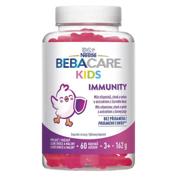 BEBACARE Kids IMMUNITY gummies 60 želatinových medvídků