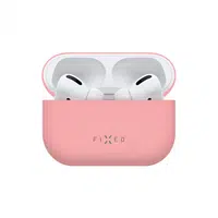 Ultratenké silikonové pouzdro FIXED Silky pro Apple Airpods Pro, růžová