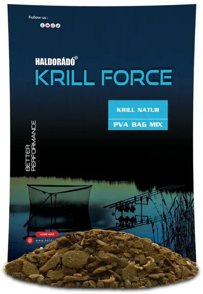 Haldorádó vnadící směs krill force pva bag mix 600 g - natur