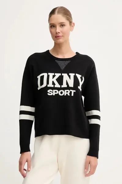 Svetr Dkny dámský, černá barva, DP5R0749