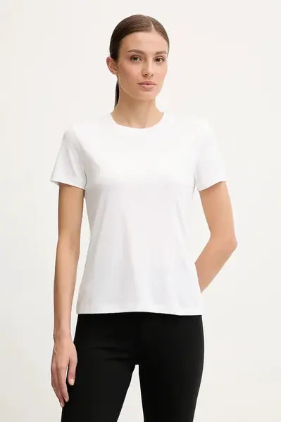 Tričko EA7 Emporio Armani dámské, bílá barva, AF13919.7W000437