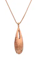 Hot Diamonds Nadčasový bronzový náhrdelník s diamantem Quest DP832 (řetízek, přívěsek)
