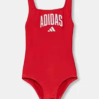 Jednodílné dětské plavky adidas Performance červená barva, JM3970