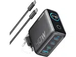 Anker 140W, 3xUSB-C, 1xUSB Nabíječka do sítě šedá