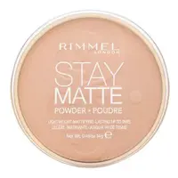 Rimmel London Stay Matte Long Lasting Pressed Powder pudr s matujícím účinkem 004 Sandstorm 14 g
