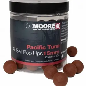 Cc moore plovoucí boilie air ball pacific tuna 12 mm - natural
