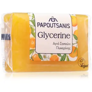 PAPOUTSANIS Glycerine Yellow tuhé mýdlo na tělo 125 ml